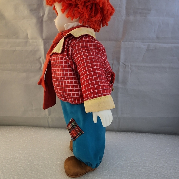L'il Chips Vtg Porcelain Musical Wind Up Clown Doll Figure Russ Berrie Circus - Picture 3 of 13